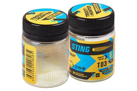 Силиконовая приманка TROUT HUNTER STING  50mm (8шт) #T03