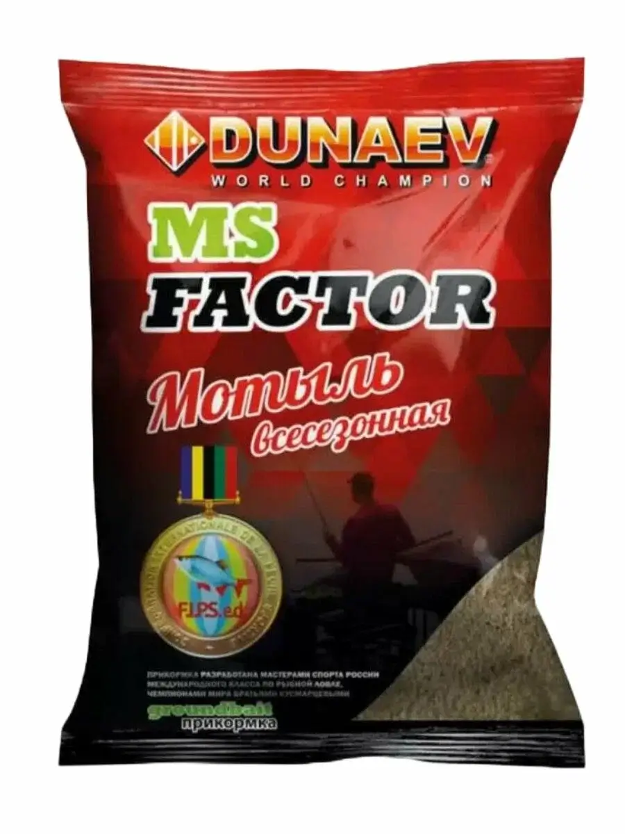 Прикормка DUNAEV-MS FACTOR 1кг Мотыль