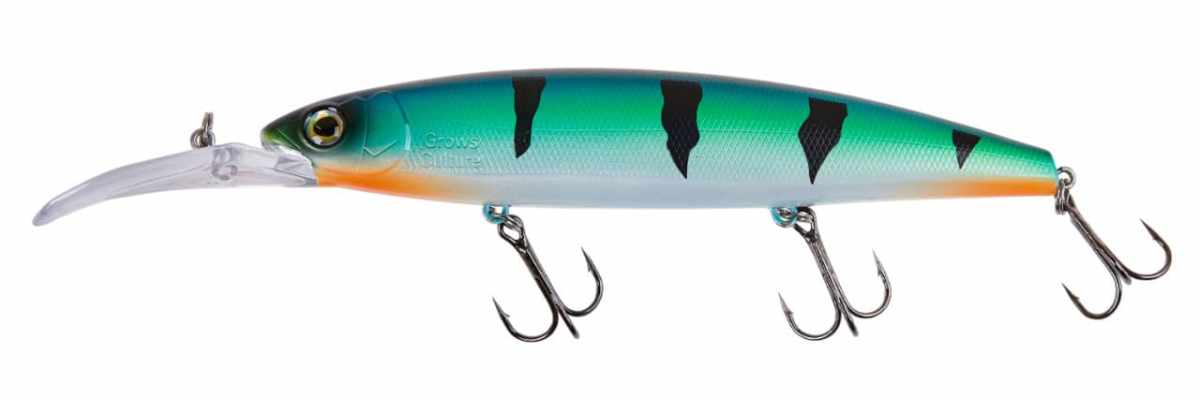 Воблер GC Balisong Minnow LB 130SF-UV#13/Green Perch 26,5g до 3,0м