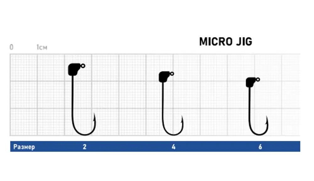 Джиг головка ZUB Micro Jig 506 (кр. 4) 0.5g (5 шт)