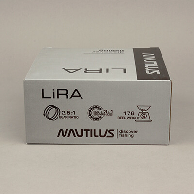 Катушка мультипликаторная Nautilus Lira White 3+1bb