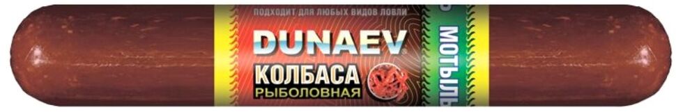 Прикормка DUNAEV КОЛБАСА 0,75кг Мотыль