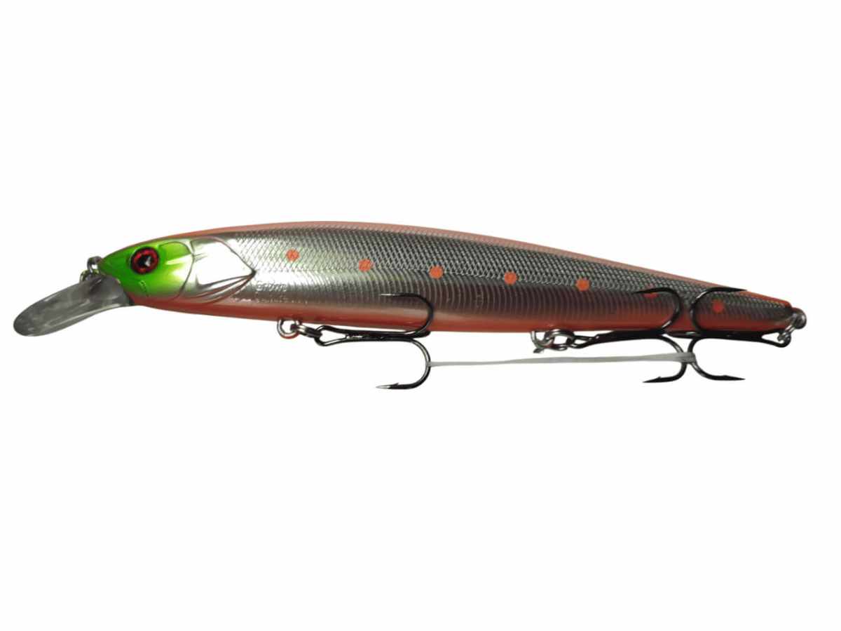 Воблер GC MAGSGUAD 160SP #UV33/Orange Silver Sardine 33.5g до 2м