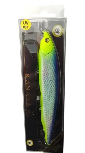 Воблер GC KANATA AYU 160F 30g #UV07/Bright Yellow Blue до 1,5м