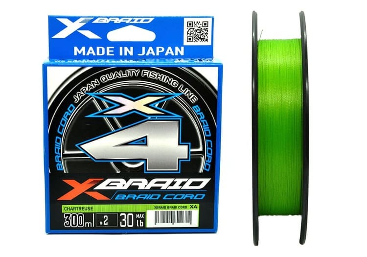 Шнур YGK X-Braid Braid Cord X4 300m #1.0-18lb