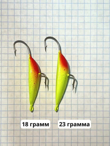 Суровикинская блесна 18g (желтая)