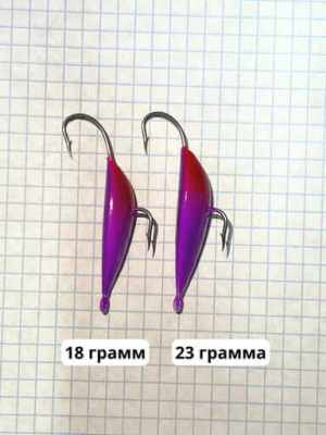 Суровикинская блесна 18g (фиолетовая)