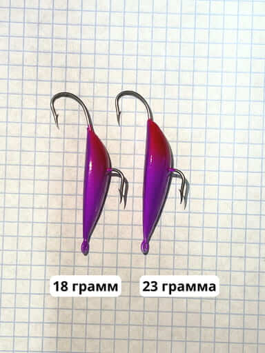 Суровикинская блесна 18g (фиолетовая)