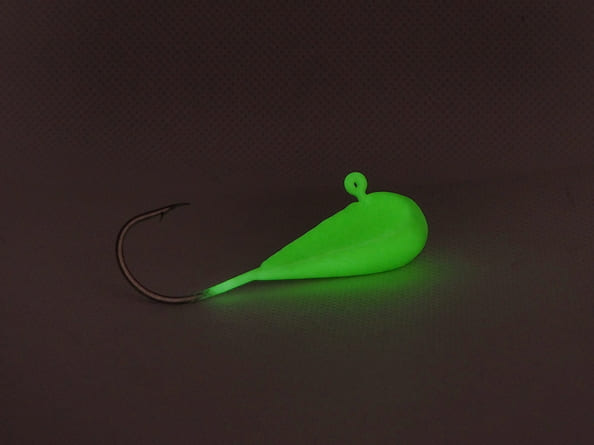 Мормышка RigPro Судаковая 15g Зеленое свечение (GREEN GLOW)