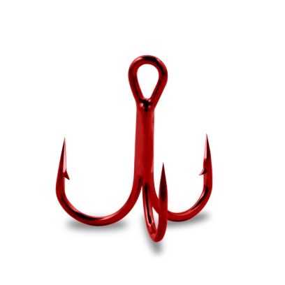 Крючки Gurza-Round treble hook ST-36 RED №6