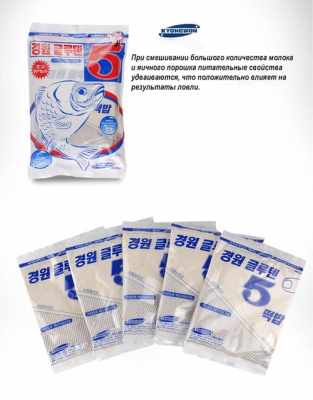 Тесто корейское Kyongwon Классический глютен (в пакетах саше) 40g