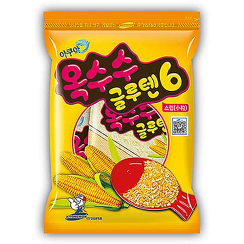 Тесто корейское Kyongwon Кукурузный глютен мелкая фракция (в пакетах саше) 50g