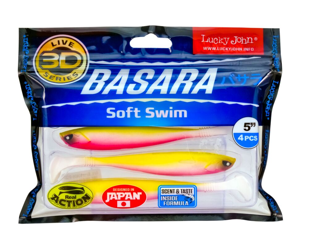 Виброхвосты LJ 3D Series BASARA SOFT SWIM PG04