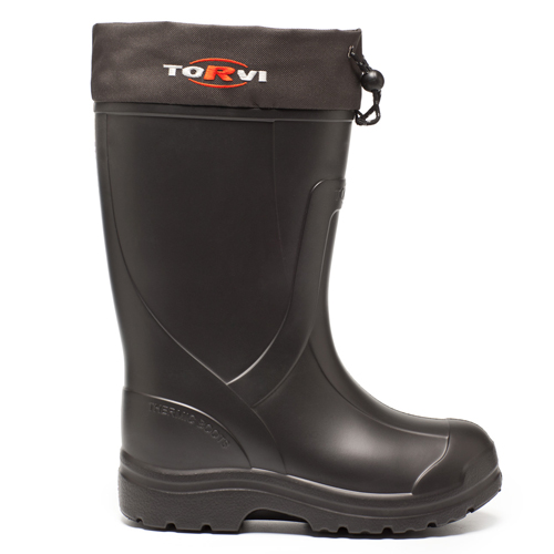 Сапоги муж. с манж. и ткан. утеп.  TORVI -45С ЭВА  черн. р.40-41